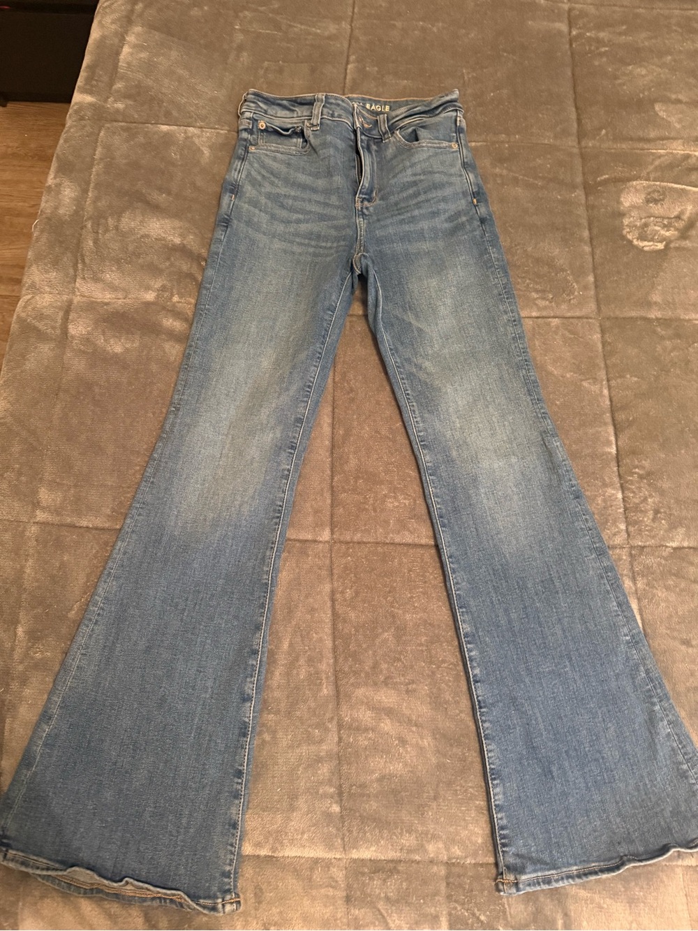 American Eagle Outfitters Light Wash Flare Jeans
